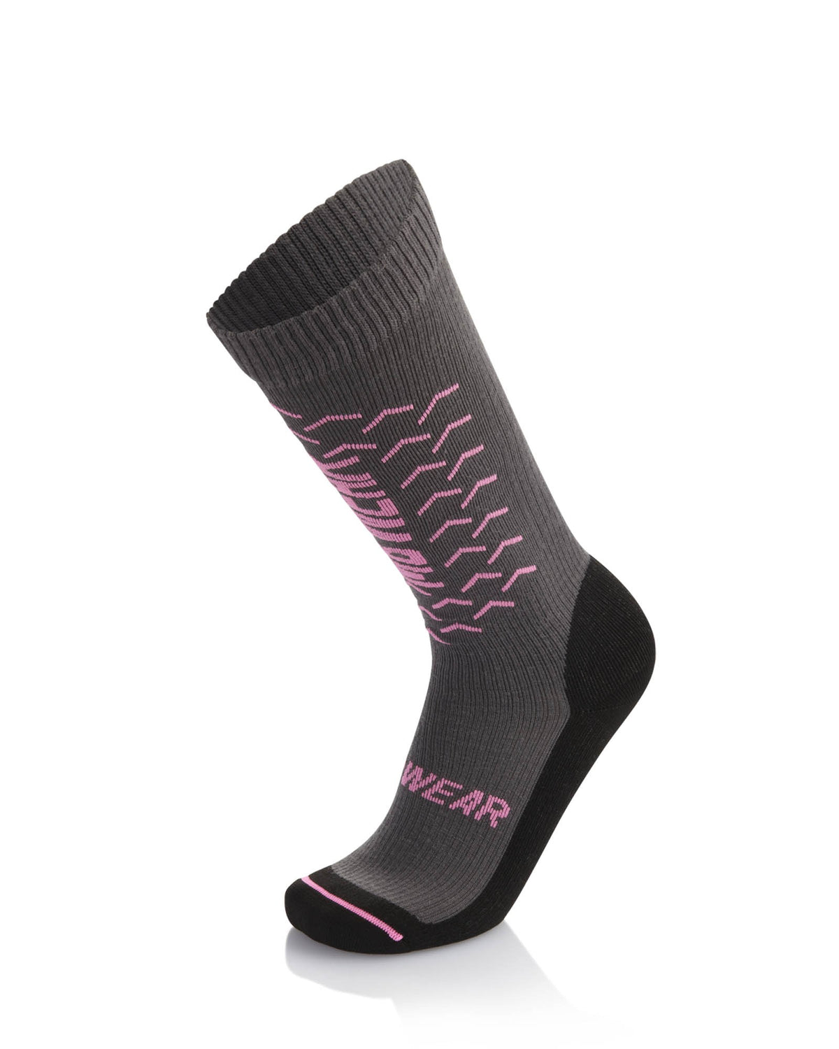 Calzino PRO Distance Grey/Pink