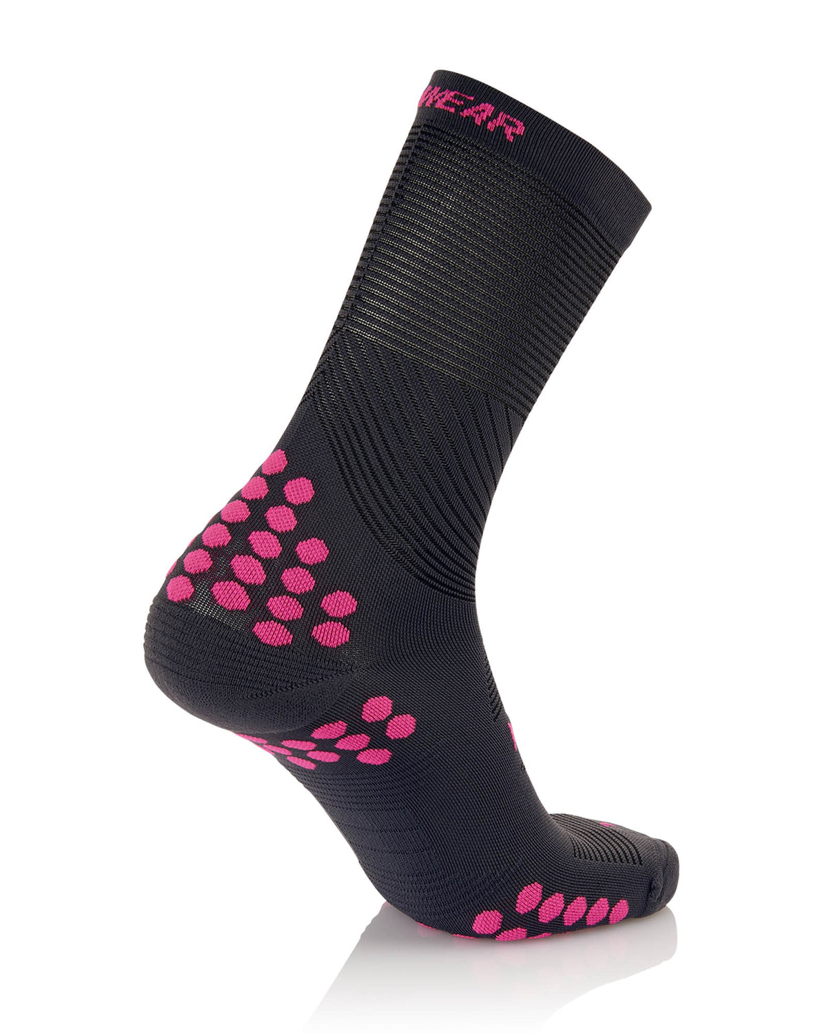 Calzino Running Light Grey/Pink H20