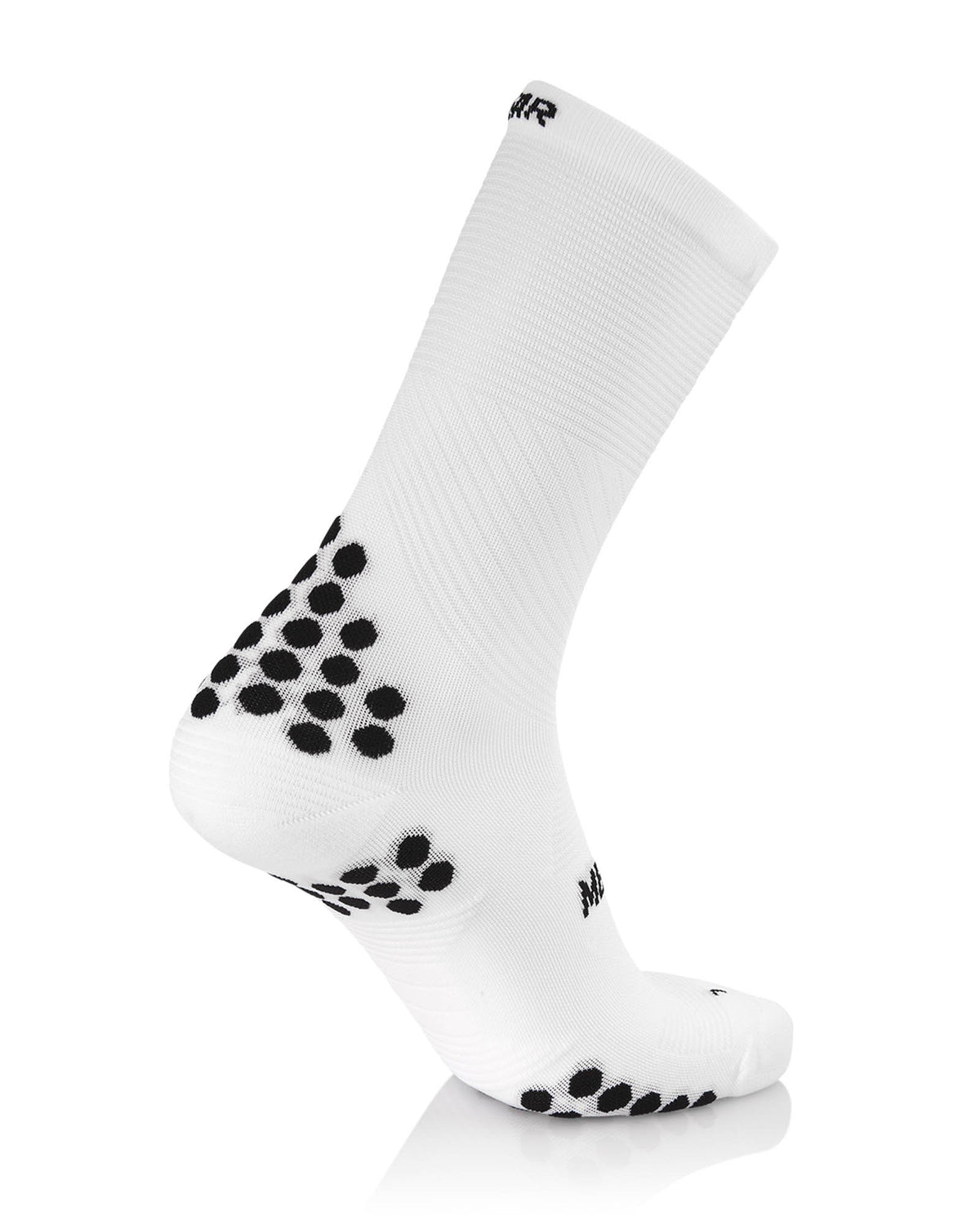 Calzino Running Light White/Black H20