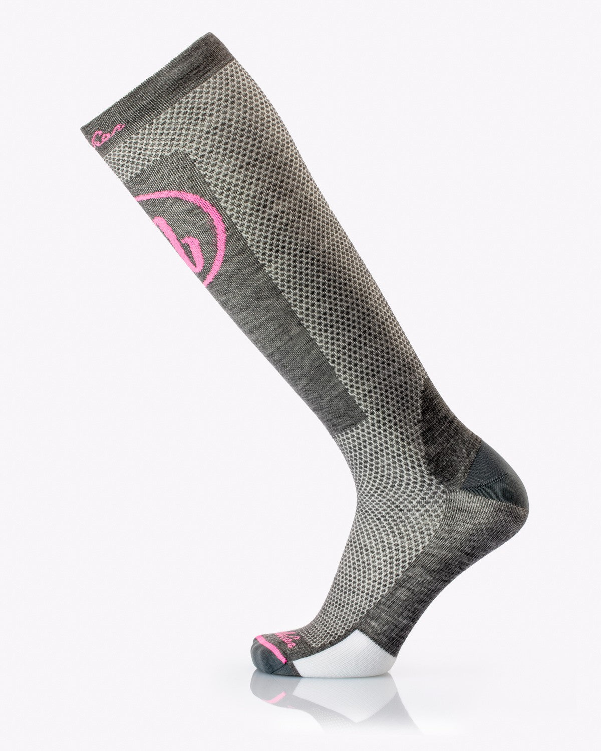 Calzini Pro race grey/pink