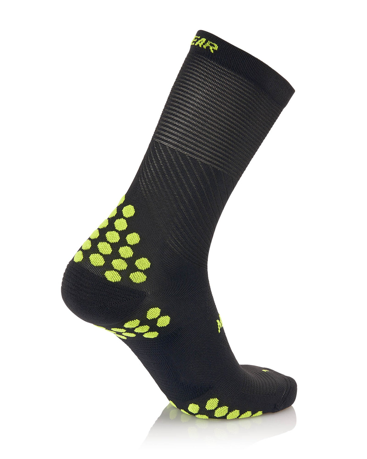 Calzino Running Light Black/Lime H20