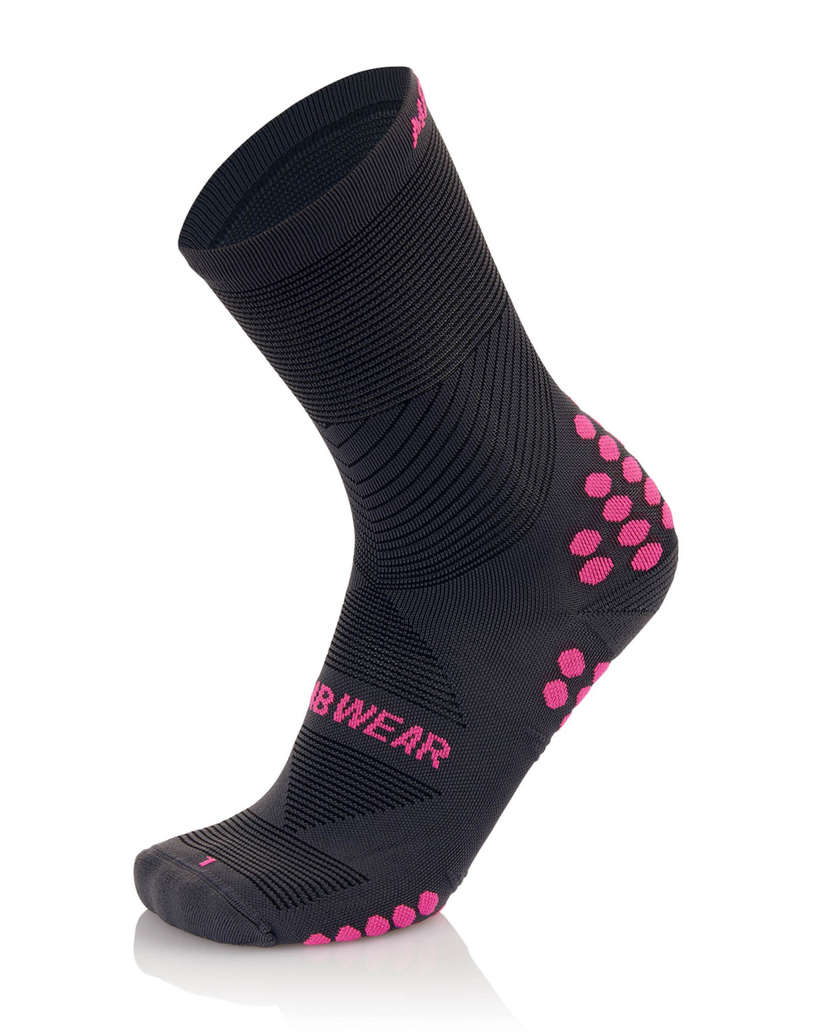 Calzino Running Light Grey/Pink H20