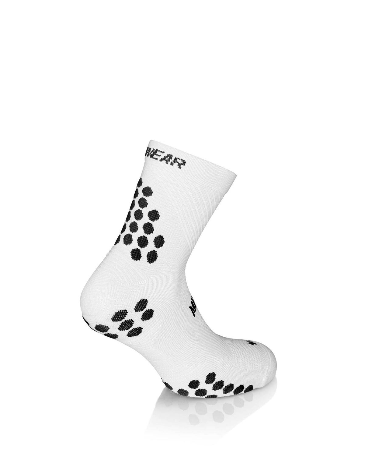Calzino Running Light White/Black H10