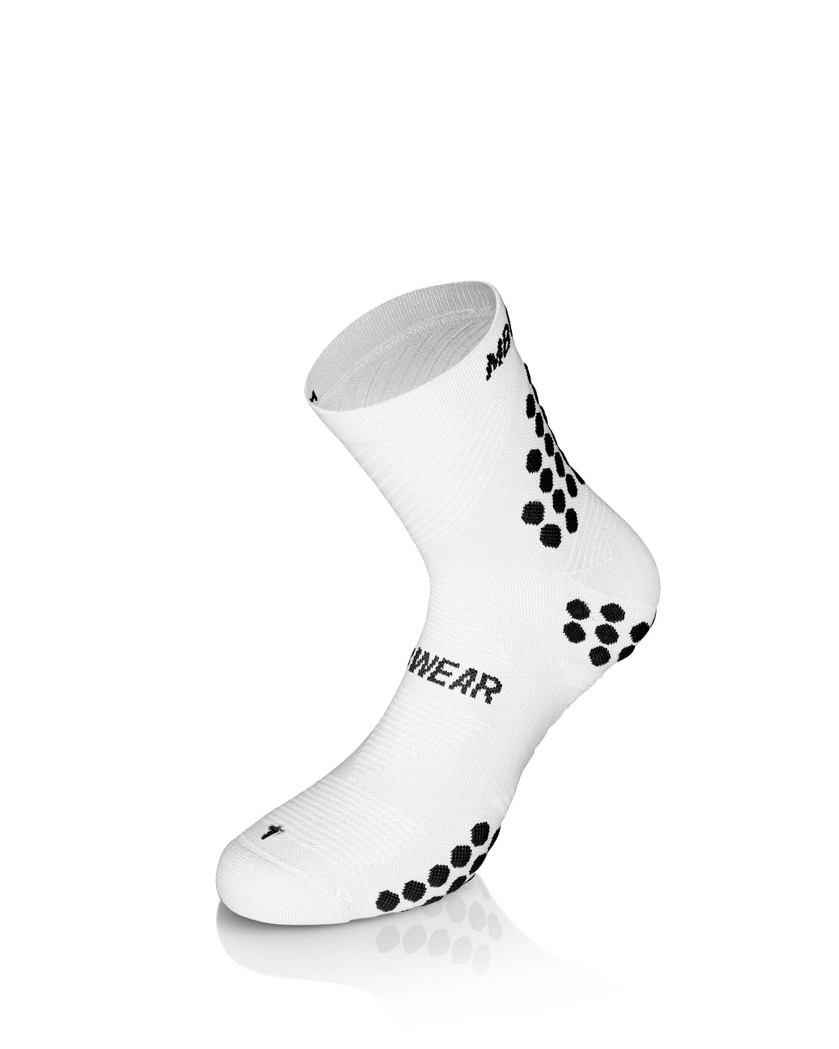 Calzino Running Light White/Black H10